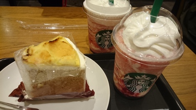 スタバでお茶！
