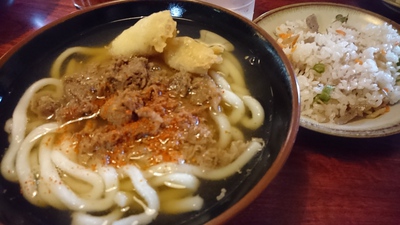肉うどん！