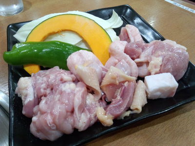 ランチは鶏料理