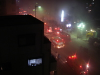 今、住吉2丁目、燃えてます！