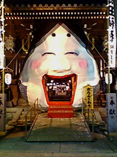 櫛田神社のおたふくさん