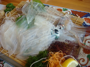 いかを食べる(^^♪