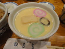 大きな器で食べた～