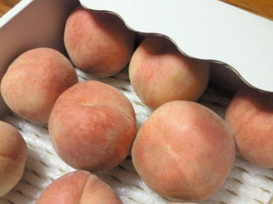 桃の季節だよ