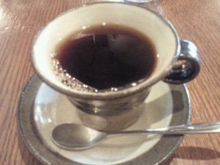 カフェで（＾－＾）