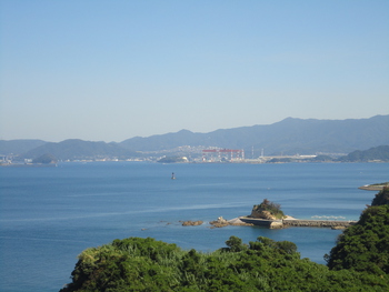 海と景色がきれい