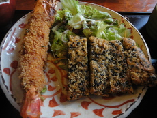 お昼ランチW
