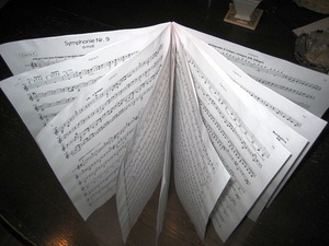 楽譜の製本方法