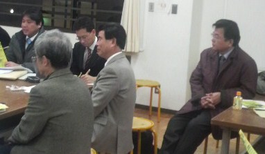 松戸市の市議４名の方が、視察に来られました。