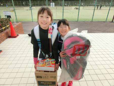 1月14日（日）春日公園　小学4年生テニス大会の結果です。