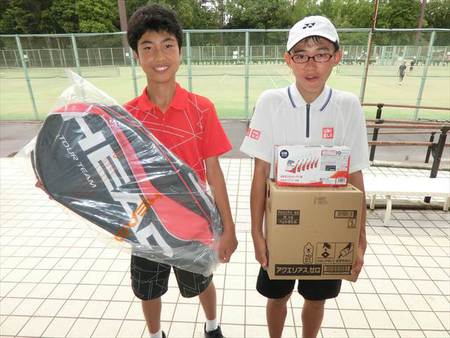 7月8日（日）春日公園中学生テニス大会の結果です。
