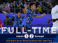 ビーチサッカー日本代表、ワールドカップ決勝進出！！！
