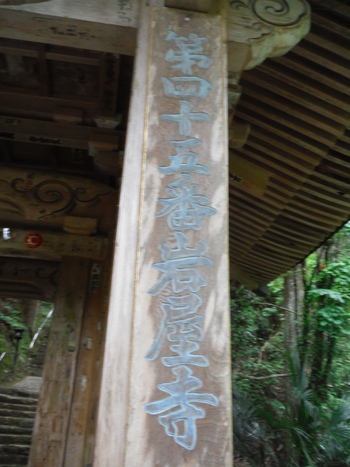 昨日の散策は愛媛県の岩屋寺でした！