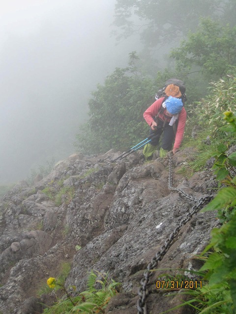 ７月３１日　妙高山２４５４ｍに登る