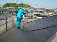 棟板金補修及び屋根、外壁塗装工事