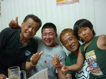 試乗会の打ち上げでーす！