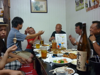 試乗会の打ち上げでーす！