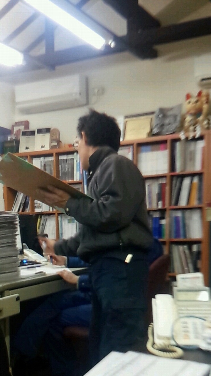 とある日の事務所の一枚。