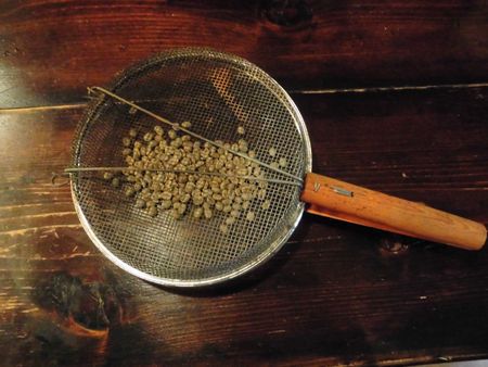 コーヒー生豆の焙煎
