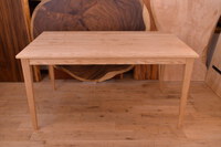 無垢 栗の木で製作したナチュラル仕上げのテーブル完成！