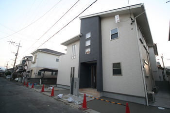 西区内浜の新築工事（完成写真）