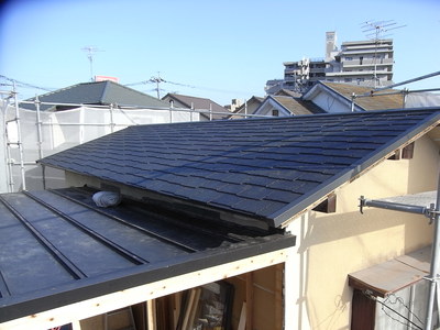 南区西長住の現場です。