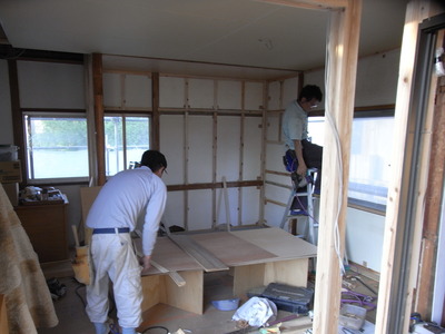 南区西長住の現場です。