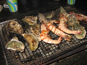 海老と牡蠣