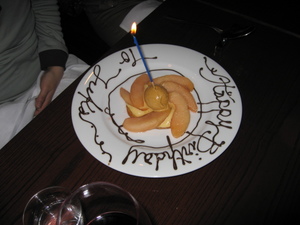 誕生日プレート