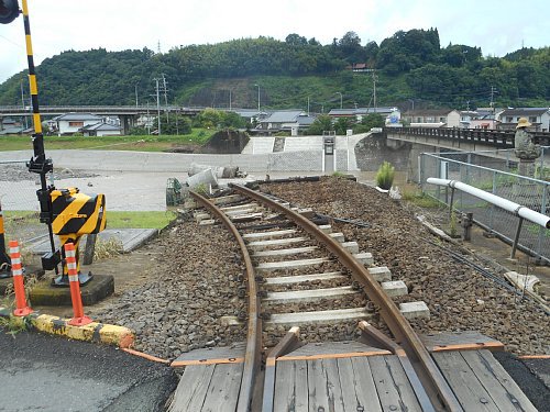 日田花月川鉄橋流失