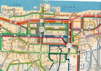 西鉄バス福岡都市圏路線図　昭和54年4月1日現在