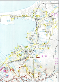 西鉄バス福岡都市圏路線図　平成元年3月現在