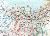 西鉄バス福岡都市圏路線図　昭和61年11月現在