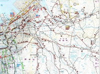西鉄バス福岡都市圏路線図　昭和61年11月現在