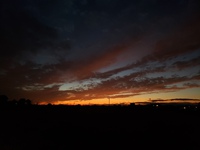 昨日の夕焼け