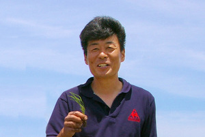 遠賀町の米農家、村田さん