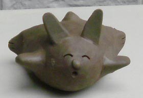 飛行するウサギ