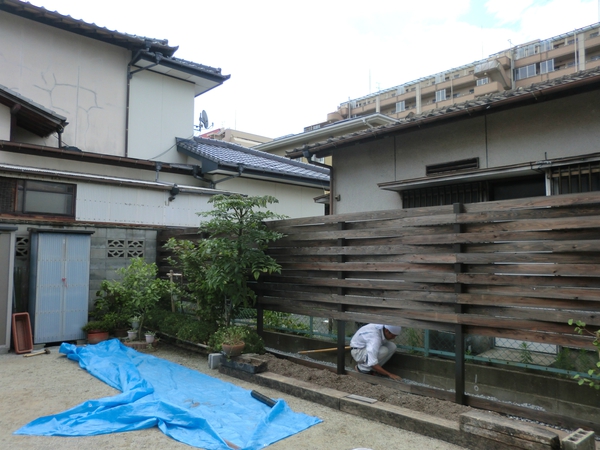 ～セイケンハウスの日常～　板塀完成