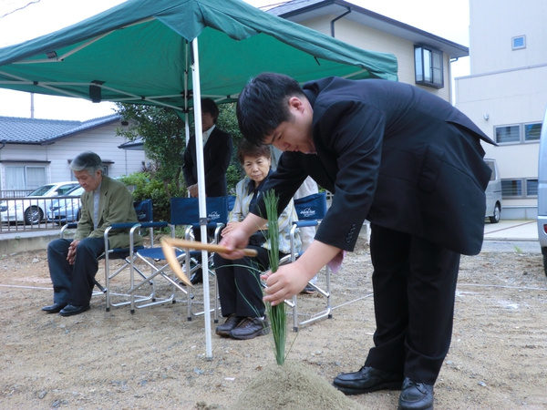 セイケンハウスの日常～須恵M様邸：地鎮祭～