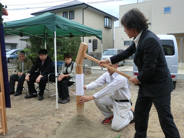 セイケンハウスの日常～須恵M様邸：地鎮祭～