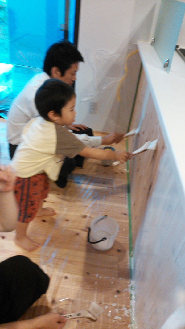 セイケンハウスの日常～古賀市S様邸　DIY木材塗装～
