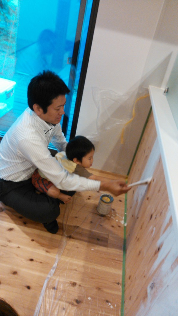 セイケンハウスの日常～古賀市S様邸　DIY木材塗装～