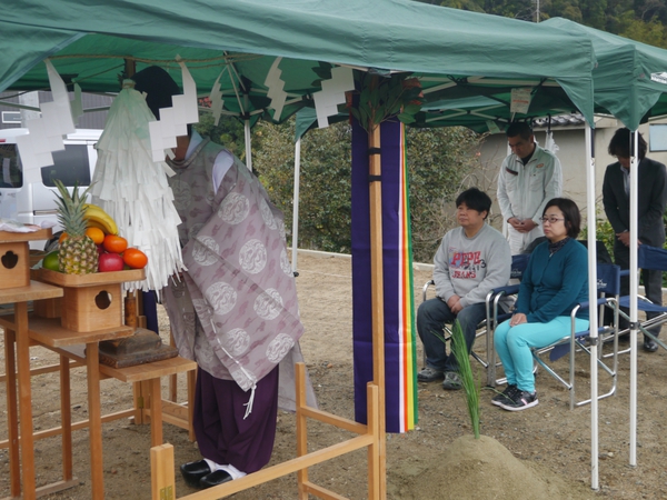 須恵３号地F様邸　～地鎮祭～