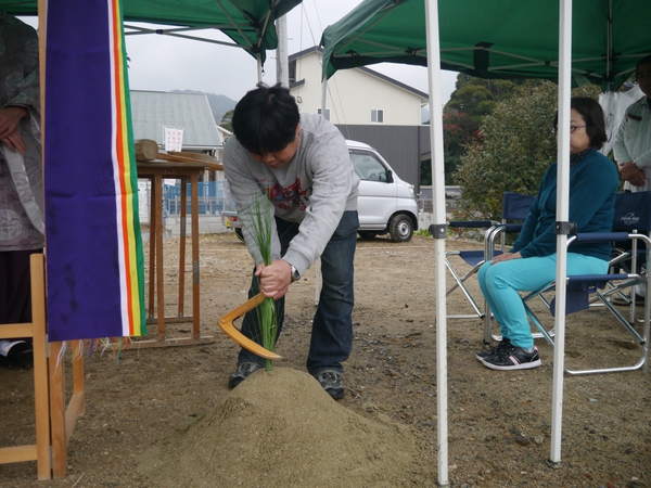 須恵３号地F様邸　～地鎮祭～