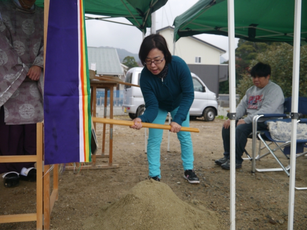 須恵３号地F様邸　～地鎮祭～