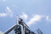 東田第一高炉と空
