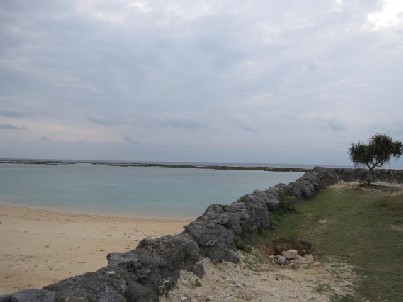 徳之島の写真（与名間ビーチ）