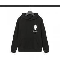 CHROME HEARTS パーカー サンドクリーム クロス刺繍 メッセージデザイン クロムハーツ