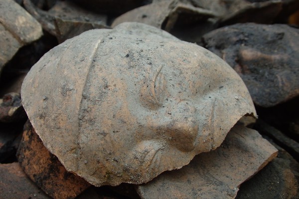 博多人形の窯跡の発掘現場を見る(20170729)