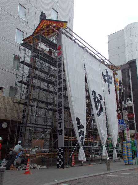博多祇園山笠2015(#1)山笠の準備が着実に進む